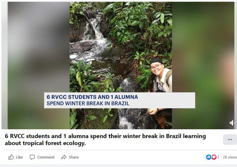 News 12 6 RVCC Students and 1 Alumna Spend Winter Break in Brazil